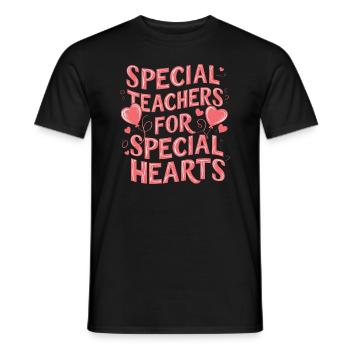 Sonderpädagogik-lehrer "sped Teacher Inclusion" - Men's T-Shirt - black - Front - AI Model Male 178 light (178cm)