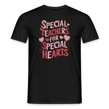 Sonderpädagogik-lehrer "sped Teacher Inclusion" - Men's T-Shirt - black - Front - AI Model Male 178 light (178cm)