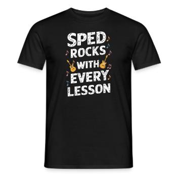 Sonderpädagogik-lehrer "sped Teacher Inclusion" - Men's T-Shirt - black - Front - AI Model Male 178 light (178cm)