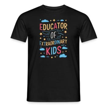 Sonderpädagogik-lehrer "sped Teacher Inclusion" - Men's T-Shirt - black - Front - AI Model Male 178 light (178cm)