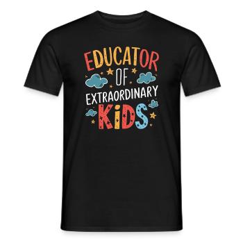 Sonderpädagogik-lehrer "sped Teacher Inclusion" - Men's T-Shirt - black - Front - AI Model Male 178 light (178cm)