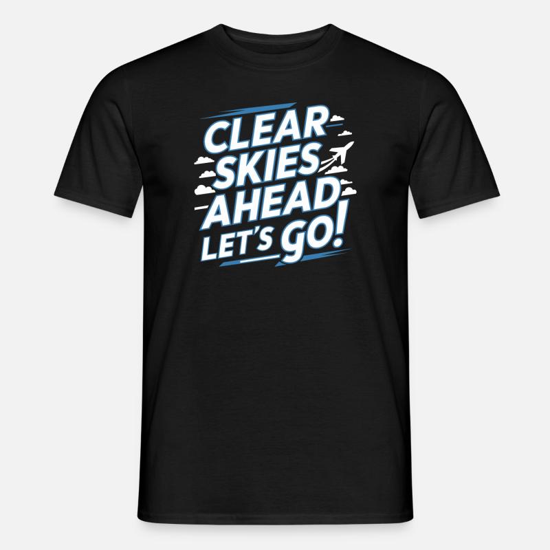 Air Traffic Controller Aircraft Flight Service - Männer T-Shirt - Schwarz