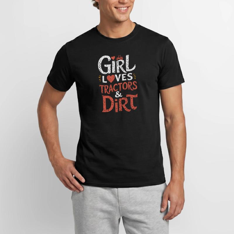 Tractor Pulling Tractor Pulling Tractor Power Farm Männer T-Shirt