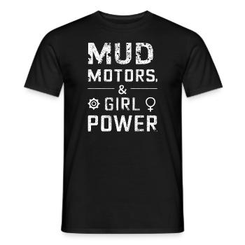 Tracteur tirant un tracteur Tracteur tirant un tracteur Power Farm - T-shirt homme - noir - Devant - AI Model Male 178 light (178cm)