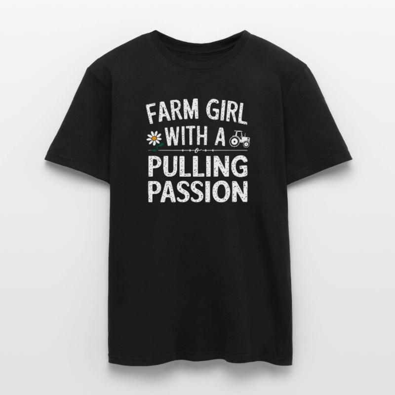 Tractor Pulling Tractor Pulling Tractor Power Farm Männer T-Shirt
