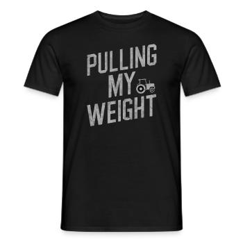 Tracteur tirant un tracteur Tracteur tirant un tracteur Power Farm - T-shirt homme - noir - Devant - AI Model Male 178 light (178cm)