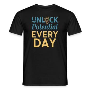 Sonderpädagogik-lehrer „sped Teacher Inclusion“ - Men's T-Shirt - black - Front - AI Model Male 178 light (178cm)
