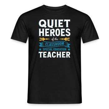 Sonderpädagogik-lehrer „sped Teacher Inclusion“ - Men's T-Shirt - black - Front - AI Model Male 178 light (178cm)
