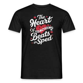 Sonderpädagogik-lehrer „sped Teacher Inclusion“ - Men's T-Shirt - black - Front - AI Model Male 178 light (178cm)