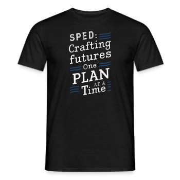 Sonderpädagogik-lehrer „sped Teacher Inclusion“ - Men's T-Shirt - black - Front - AI Model Male 178 light (178cm)