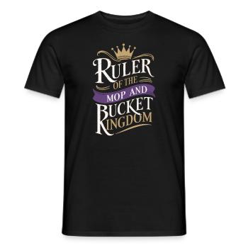 School administrators School staff Caretakers - Men's T-Shirt - black - Front - AI Model Male 178 light (178cm)