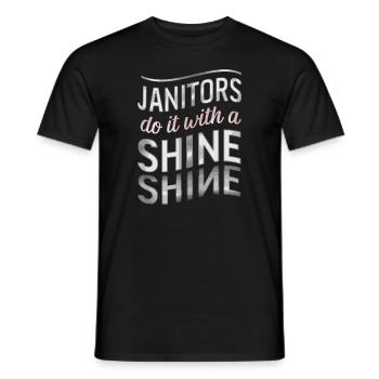 School administrators School staff Caretakers - Men's T-Shirt - black - Front - AI Model Male 178 light (178cm)