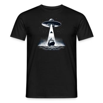 Mysterious disappearances in the Bermuda Triangle - Men's T-Shirt - black - Front - AI Model Male 178 light (178cm)
