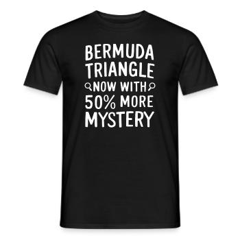 Mysterious disappearances in the Bermuda Triangle - Men's T-Shirt - black - Front - AI Model Male 178 light (178cm)