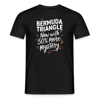 Mysterious disappearances in the Bermuda Triangle - Men's T-Shirt - black - Front - AI Model Male 178 light (178cm)