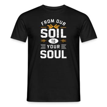 Marché fermier Agriculture Agriculture Alimentation - T-shirt homme - noir - Devant - AI Model Male 178 light (178cm)