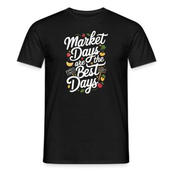 Marché fermier Agriculture Agriculture Alimentation - T-shirt homme - noir - Devant - AI Model Male 178 light (178cm)