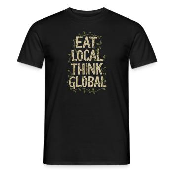 Marché fermier Agriculture Alimentation - T-shirt homme - noir - Devant - AI Model Male 178 light (178cm)