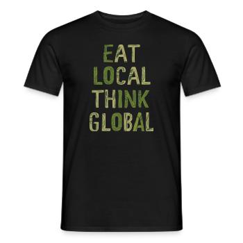 Marché fermier Agriculture Agriculture Alimentation - T-shirt homme - noir - Devant - AI Model Male 178 light (178cm)