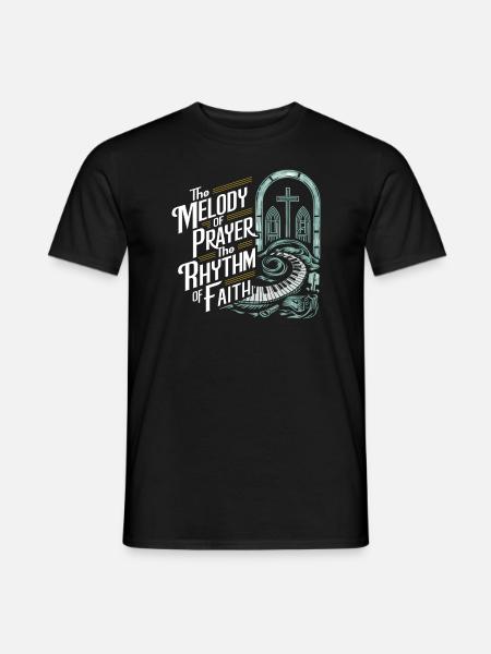 Gebetslieder Jesus Christus Religiöse Musik - Männer T-Shirt - Schwarz