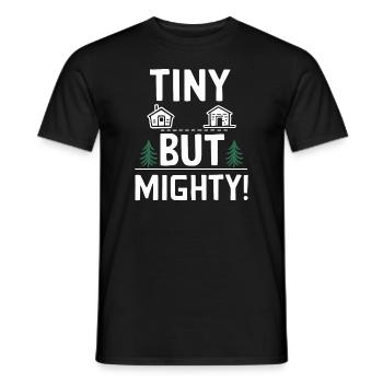 Rolling Tiny House Mode de vie minimaliste - T-shirt homme - noir - Devant - AI Model Male 178 light (178cm)