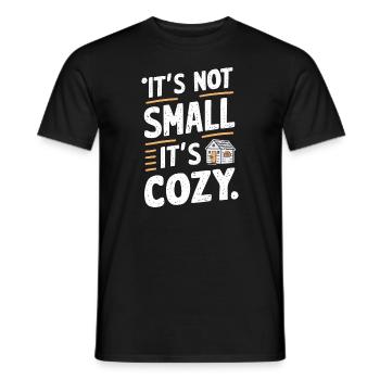 Rolling Tiny House Mode de vie minimaliste - T-shirt homme - noir - Devant - AI Model Male 178 light (178cm)