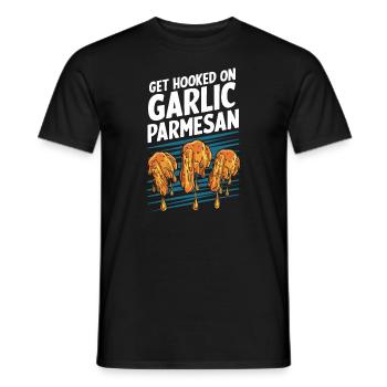 Chicken Wings Wing Hot Cooked Chicken Fast Food - Männer T-Shirt - Schwarz - Vorne - AI Model Male 178 light (178cm)