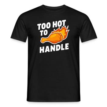 Hot Chicken Wings Spicy Wings Buffalo Wings - Männer T-Shirt - Schwarz - Vorne - AI Model Male 178 light (178cm)