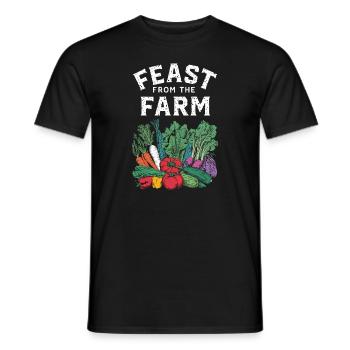 Marché fermier Agriculture Agriculture Alimentation - T-shirt homme - noir - Devant - AI Model Male 178 light (178cm)