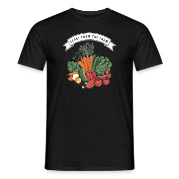 Marché fermier Agriculture Agriculture Alimentation - T-shirt homme - noir - Devant - AI Model Male 178 light (178cm)