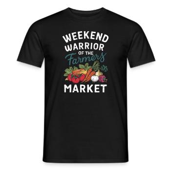 Marché fermier Agriculture Agriculture Alimentation - T-shirt homme - noir - Devant - AI Model Male 178 light (178cm)