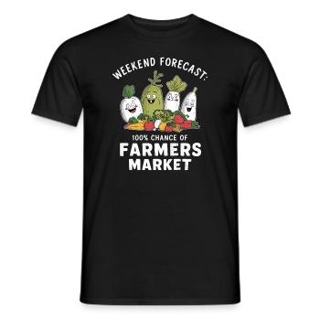 Marché fermier Agriculture Agriculture Alimentation - T-shirt homme - noir - Devant - AI Model Male 178 light (178cm)