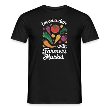 Marché fermier Agriculture Agriculture Alimentation - T-shirt homme - noir - Devant - AI Model Male 178 light (178cm)