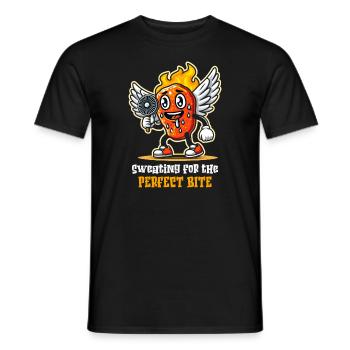 Hot Chicken Wings Spicy Wings Buffalo Wings - Männer T-Shirt - Schwarz - Vorne - AI Model Male 178 light (178cm)