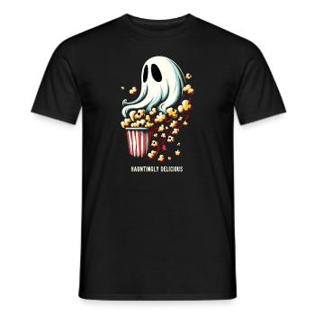 Dicton de pop-corn amusant, pop-corn en rafale - T-shirt homme - noir - Devant - AI Model Male 178 light (178cm)