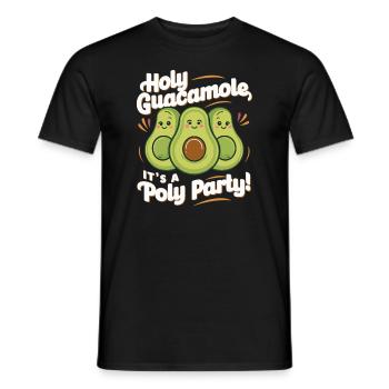 Communauté polyamoureuse Parentalité polyamoureuse - T-shirt homme - noir - Devant - AI Model Male 178 light (178cm)