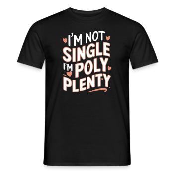 Communauté polyamoureuse Parentalité polyamoureuse - T-shirt homme - noir - Devant - AI Model Male 178 light (178cm)