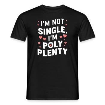Communauté polyamoureuse Parentalité polyamoureuse - T-shirt homme - noir - Devant - AI Model Male 178 light (178cm)