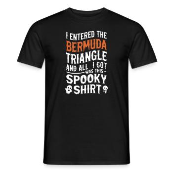 Mysterious disappearances in the Bermuda Triangle - Men's T-Shirt - black - Front - AI Model Male 178 light (178cm)