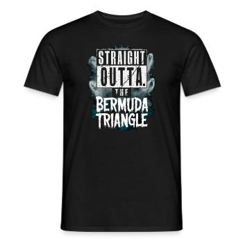 Mysterious disappearances in the Bermuda Triangle - Men's T-Shirt - black - Front - AI Model Male 178 light (178cm)