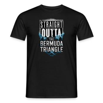 Mysterious disappearances in the Bermuda Triangle - Men's T-Shirt - black - Front - AI Model Male 178 light (178cm)
