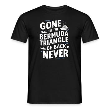 Mysterious disappearances in the Bermuda Triangle - Men's T-Shirt - black - Front - AI Model Male 178 light (178cm)