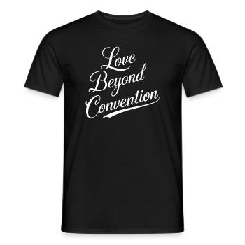 Communauté polyamoureuse Parentalité polyamoureuse - T-shirt homme - noir - Devant - AI Model Male 178 light (178cm)