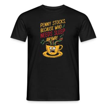 Börsenhändler, Forex-händler, Anlegerhandel - Männer T-Shirt - Schwarz - Vorne - AI Model Male 178 light (178cm)