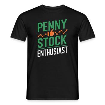 Börsenhändler, Forex-händler, Anlegerhandel - Männer T-Shirt - Schwarz - Vorne - AI Model Male 178 light (178cm)
