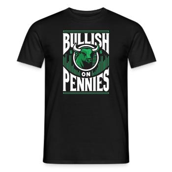 Börsenhändler, Forex-händler, Anlegerhandel - Männer T-Shirt - Schwarz - Vorne - AI Model Male 178 light (178cm)