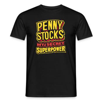 Börsenhändler, Forex-händler, Anlegerhandel - Männer T-Shirt - Schwarz - Vorne - AI Model Male 178 light (178cm)