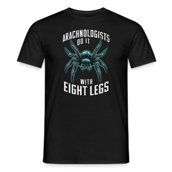 Pet Spider, Tarantula, Spider Lover - Men's T-Shirt - black - Front - AI Model Male 178 light (178cm)