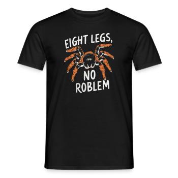 Pet Spider, Tarantula, Spider Lover - Men's T-Shirt - black - Front - AI Model Male 178 light (178cm)