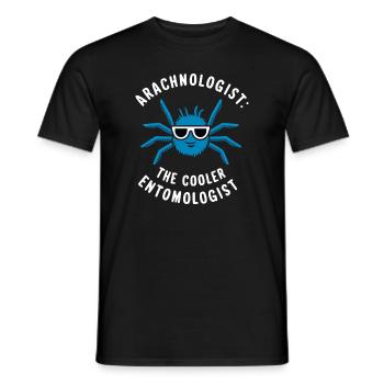Pet Spider, Tarantula, Spider Lover - Men's T-Shirt - black - Front - AI Model Male 178 light (178cm)